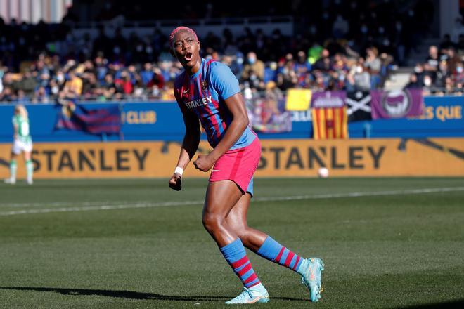 Nota: 8 - El único pero a la temporada de Oshoala han sido las lesiones. Cuando ha podido jugar, ha mostrado un olfato goleador mejorado respecto a las últimas temporadas, con un promedio goleador bestial, con 19 goles en 870 minutos. Se ha ganado la renovación sobre el campo, mostrando una versión evolucionada y mejorada de la Oshoala de otros años. PJ: 16. Minutos: 871. Goles: 19