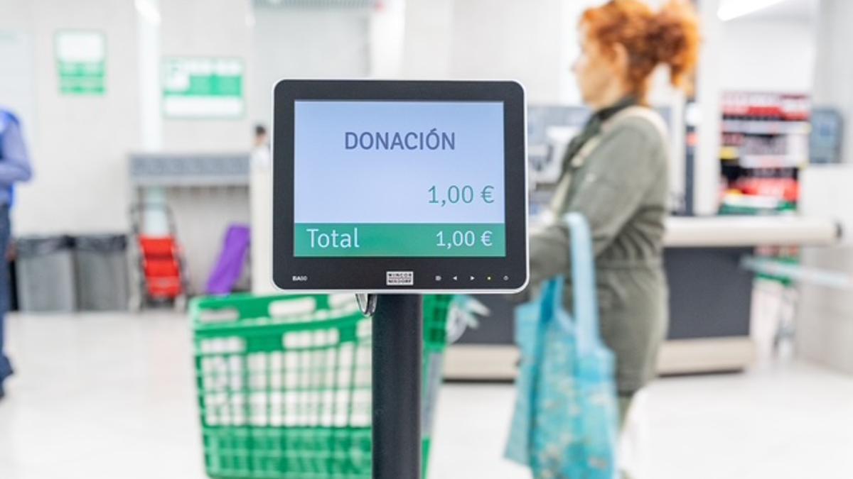 Donativos para el Banco de Alimentos de Mercadona
