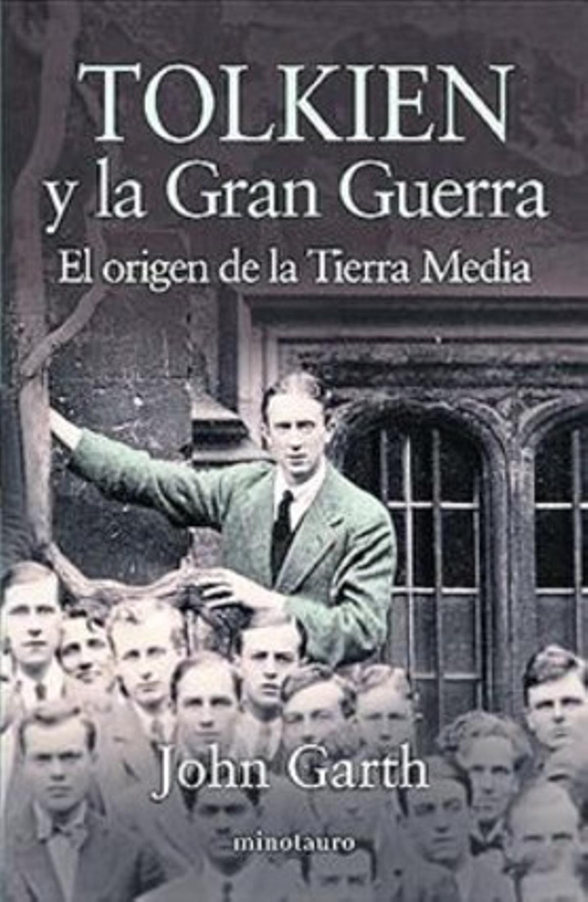 La portada del llibre, amb Tolkien.