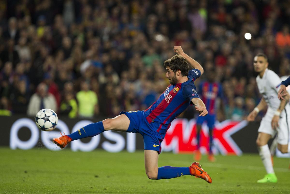Sergi Roberto, su trayectoria en el FC Barcelona, en imágenes