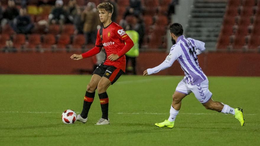 Pablo Ramón, en su partido ante el Valladolid.