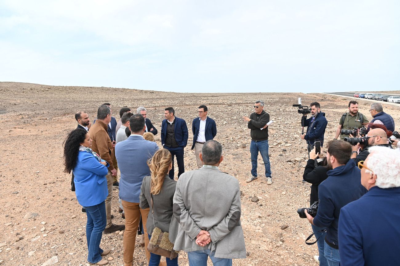 Parcela donde se construirán viviendas sociales en Playa Blanca (Yaiza)