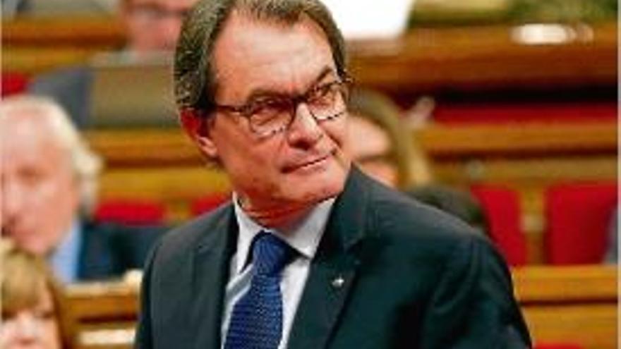 Artur Mas va defensar ahir el contingut de la pregunta.