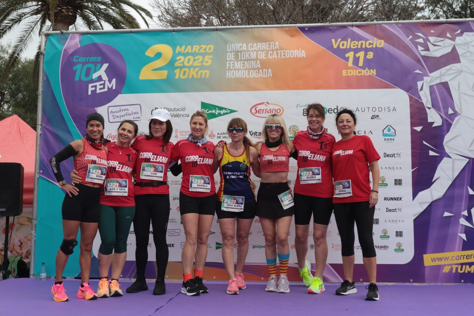 Búscate en la 10 K femenina celebrada hoy en València