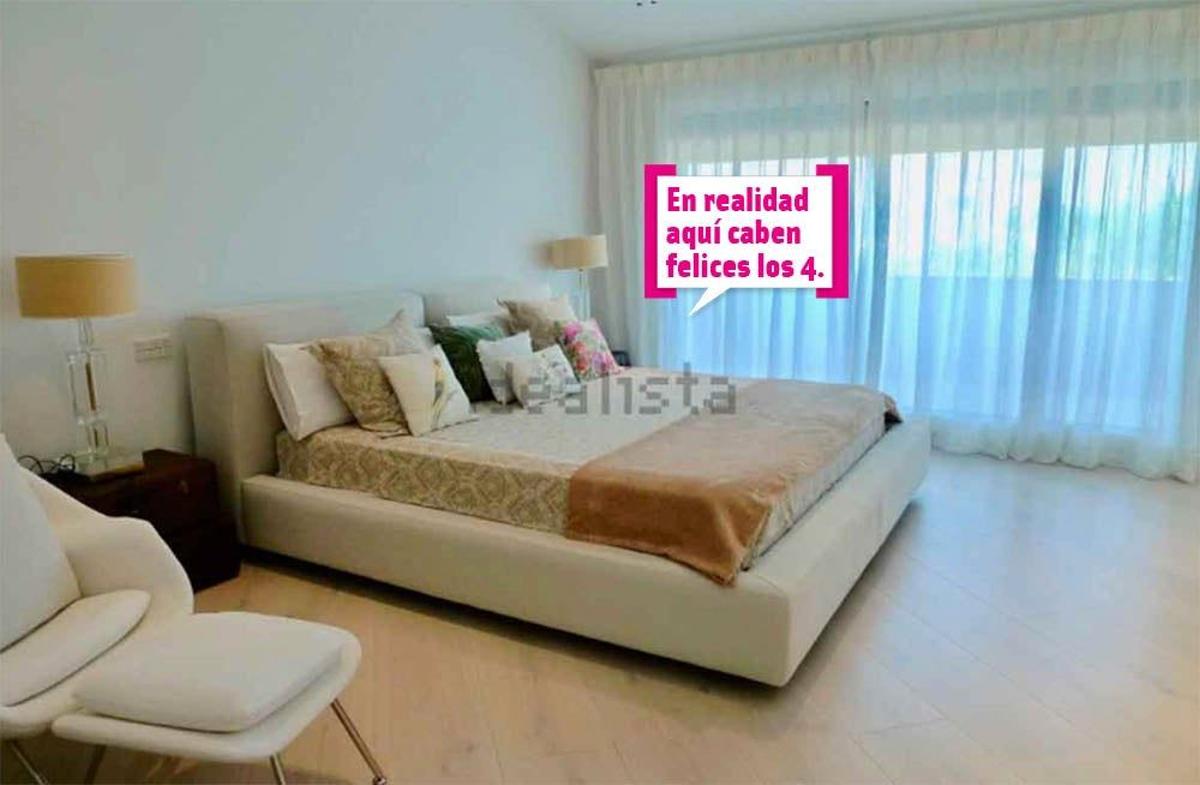 Dormitorio de la casa de 'La finca' de Iker Casillas y Sara Carbonero