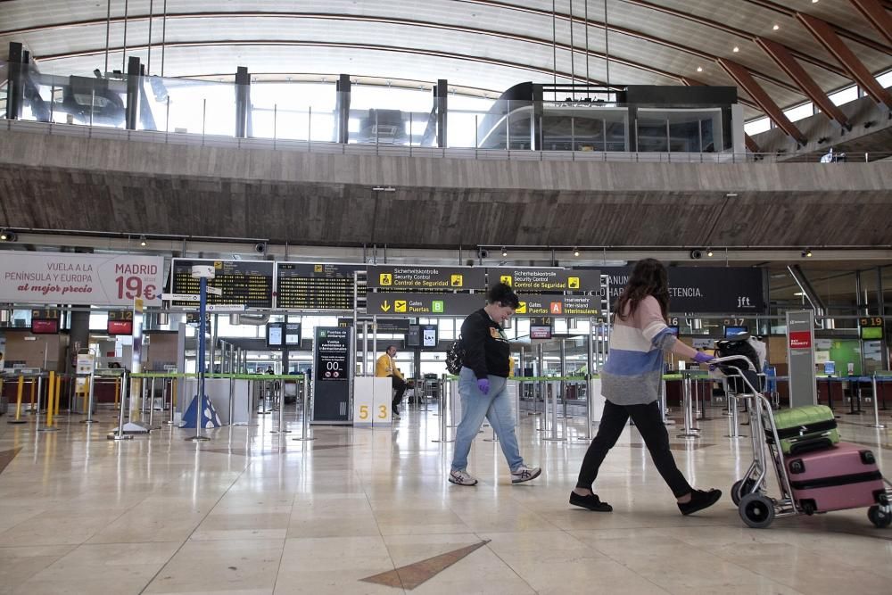 Situación en el aeropuerto Tenerife Norte con test