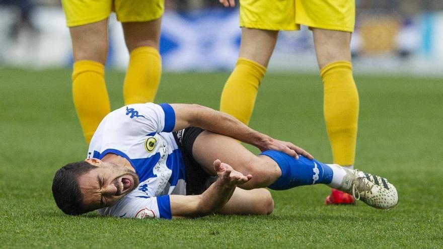 Pedro Sánchez, baja sensible del Hércules ante  el Levante B