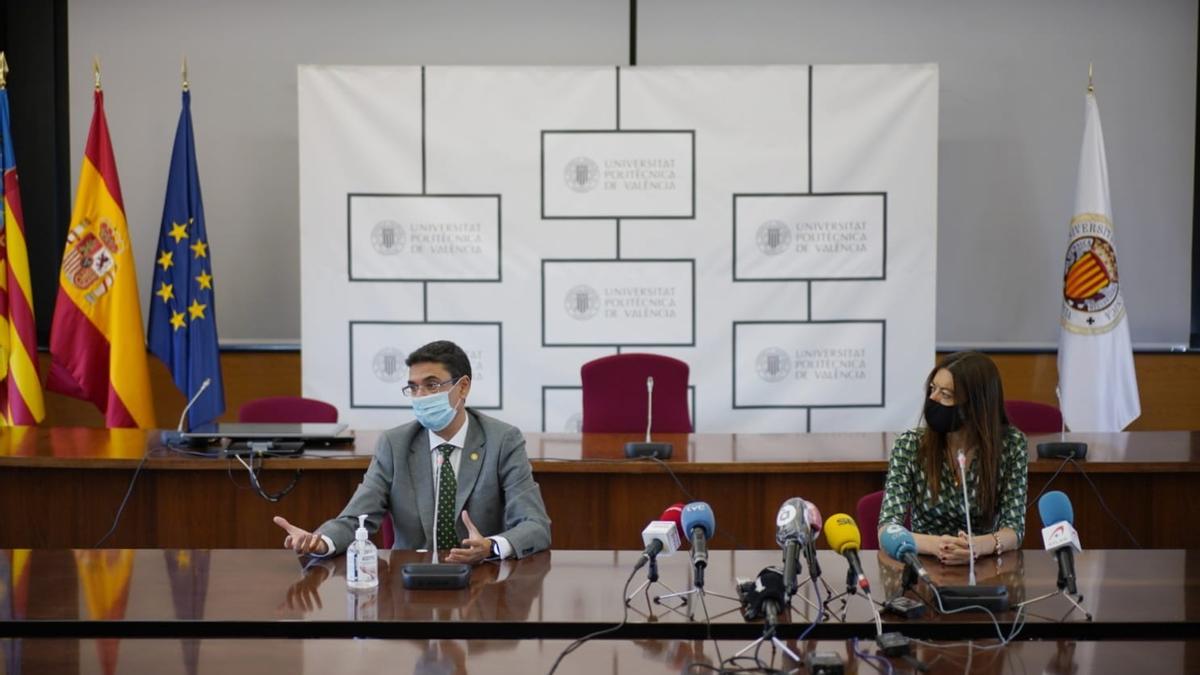 Rueda de prensa en la UPV