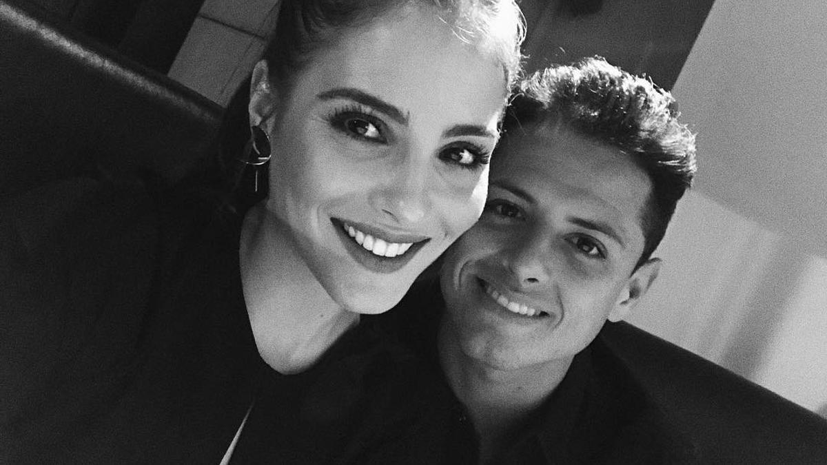 Andrea Duro y Chicharito Hernández