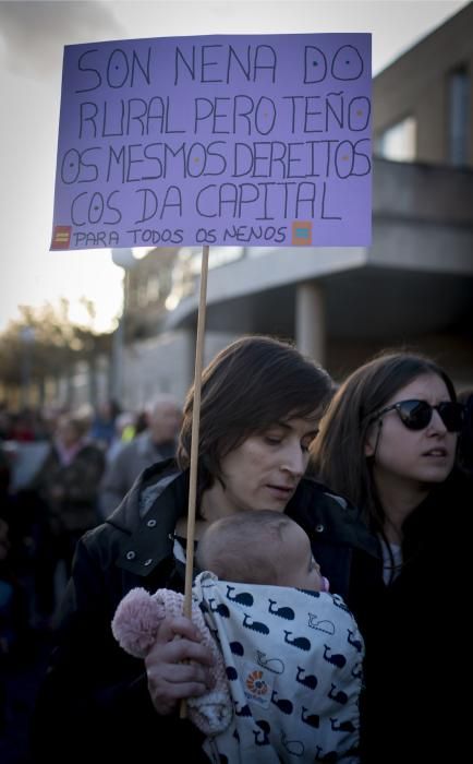 Verín clama contra el cierre del paritorio. // Brais Lorenzo