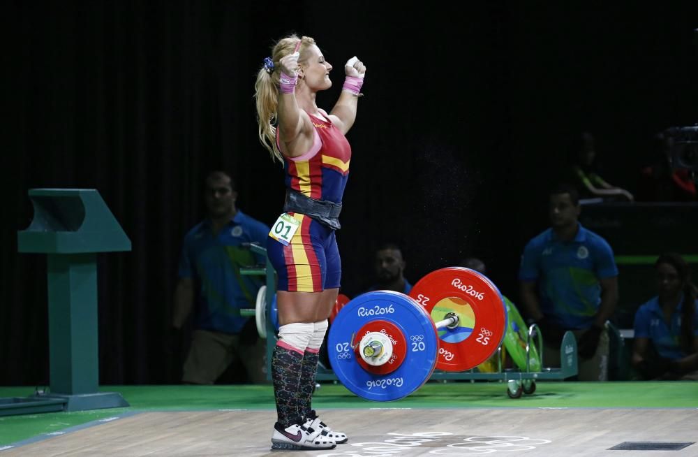 Lydia Valentín ha conseguido el bronce en la categoría de -75 kilos de halterofilia.