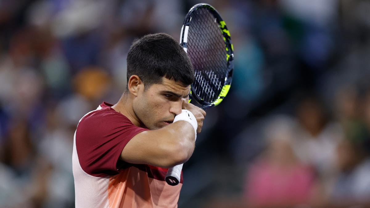Carlos Alcaraz pierde fuelle en el ranking ATP tras Indian Wells