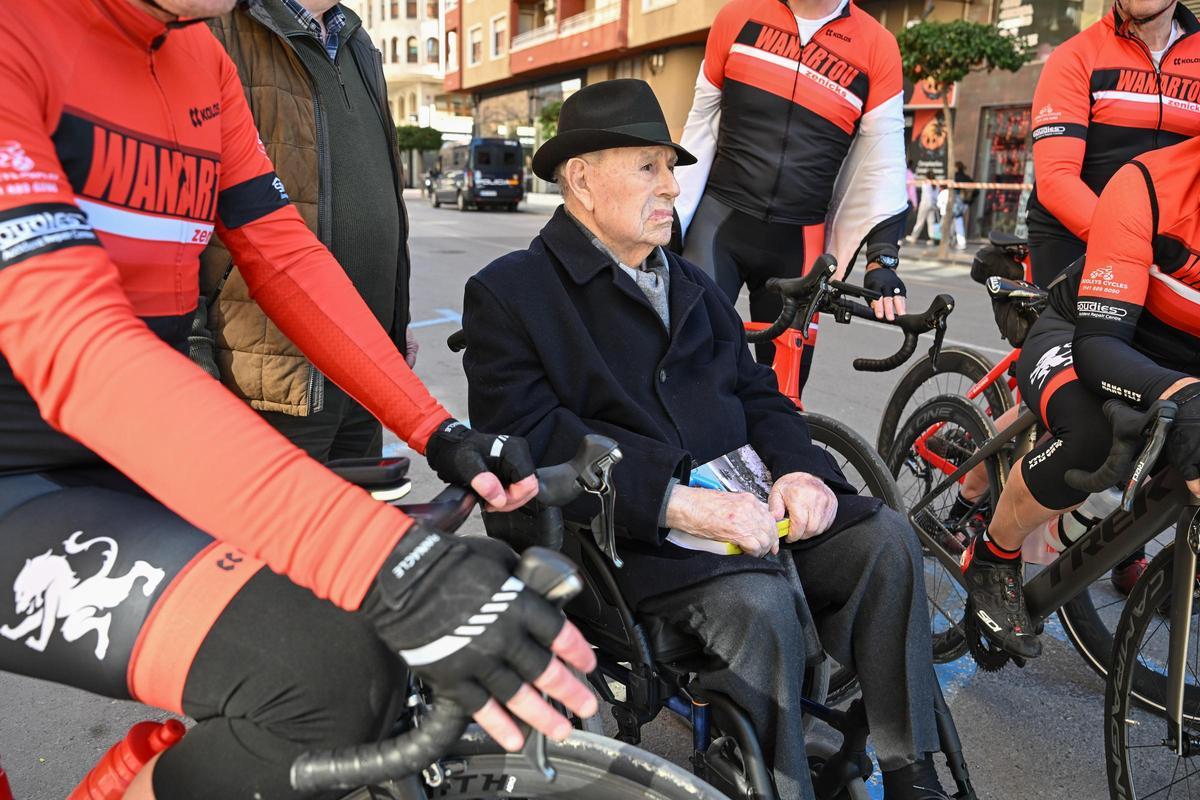 El ciclista oriolano Bernardo Ruiz, en una imagen reciente
