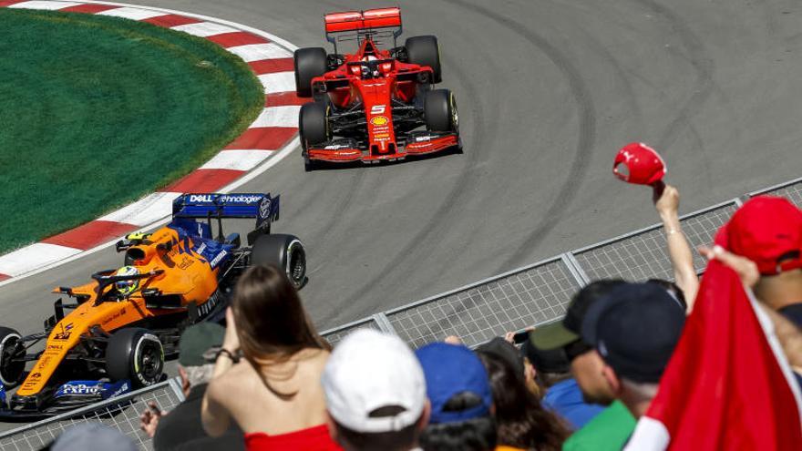 Un momento del GP de Canadá