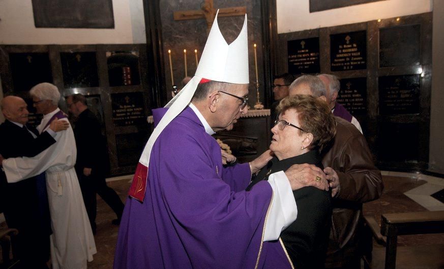 Funeral de Elías Yanez en la Basílica del Pilar