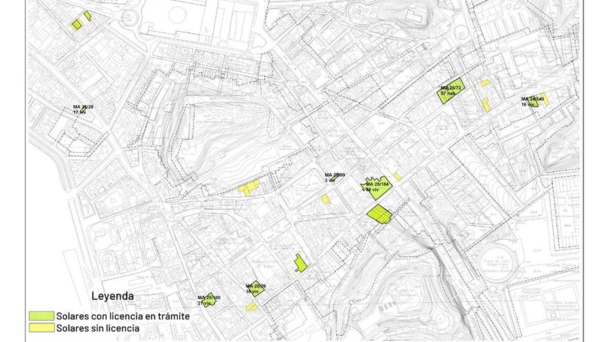 25 propietarios solicitan la licencia municipal para construir 170 viviendas en el centro de Cartagena