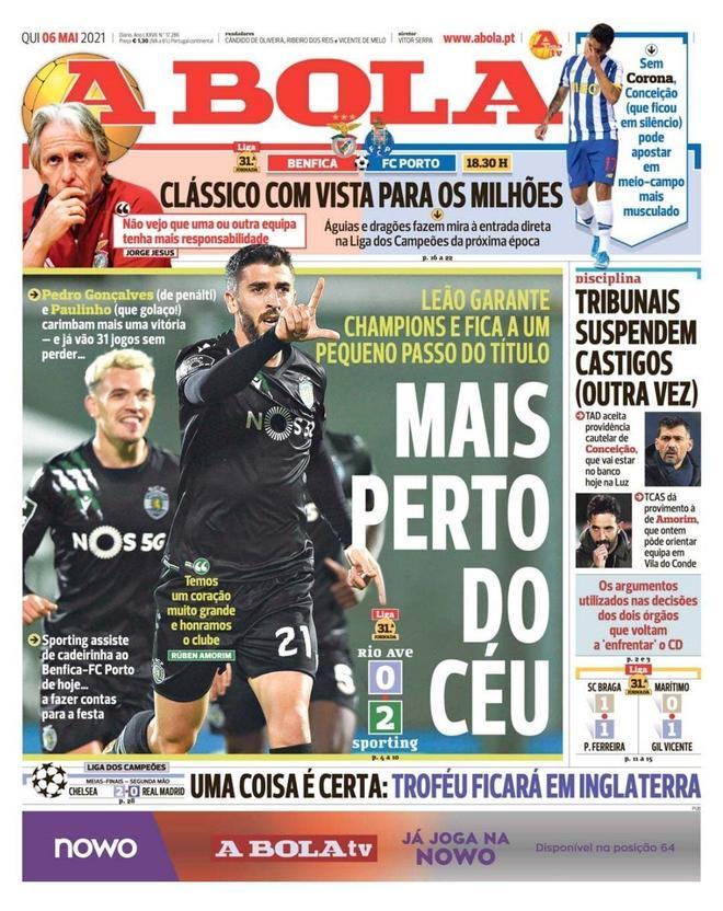 La portada de A Bola