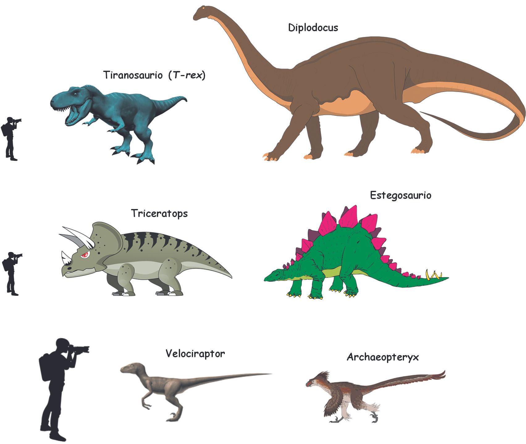 Los dinosaurios más conocidos