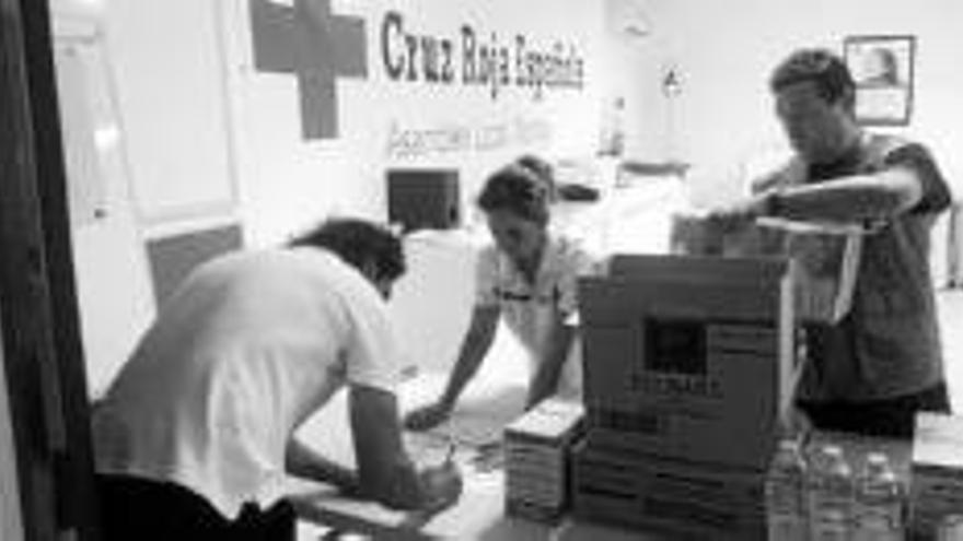 Cruz Roja inicia el reparto de alimentos del Fega