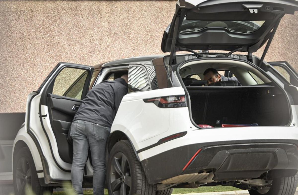 Registro del coche de Goméz Ponti, jefe de los servicios jurídicos de Bartomeu.