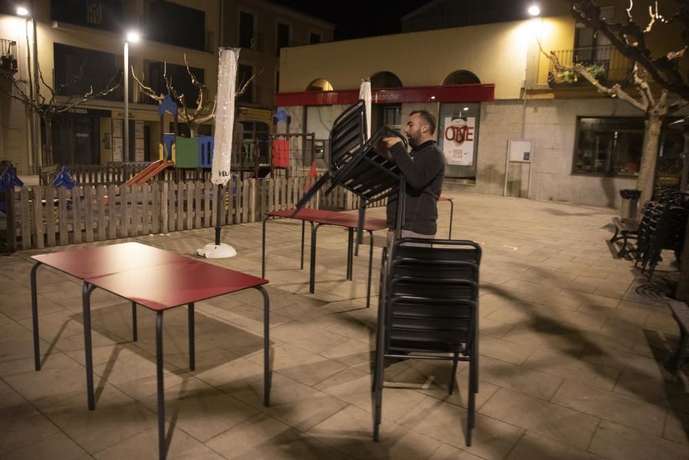 Bars i restaurants de Vilobí reobren a la fase 1 de la desescalada