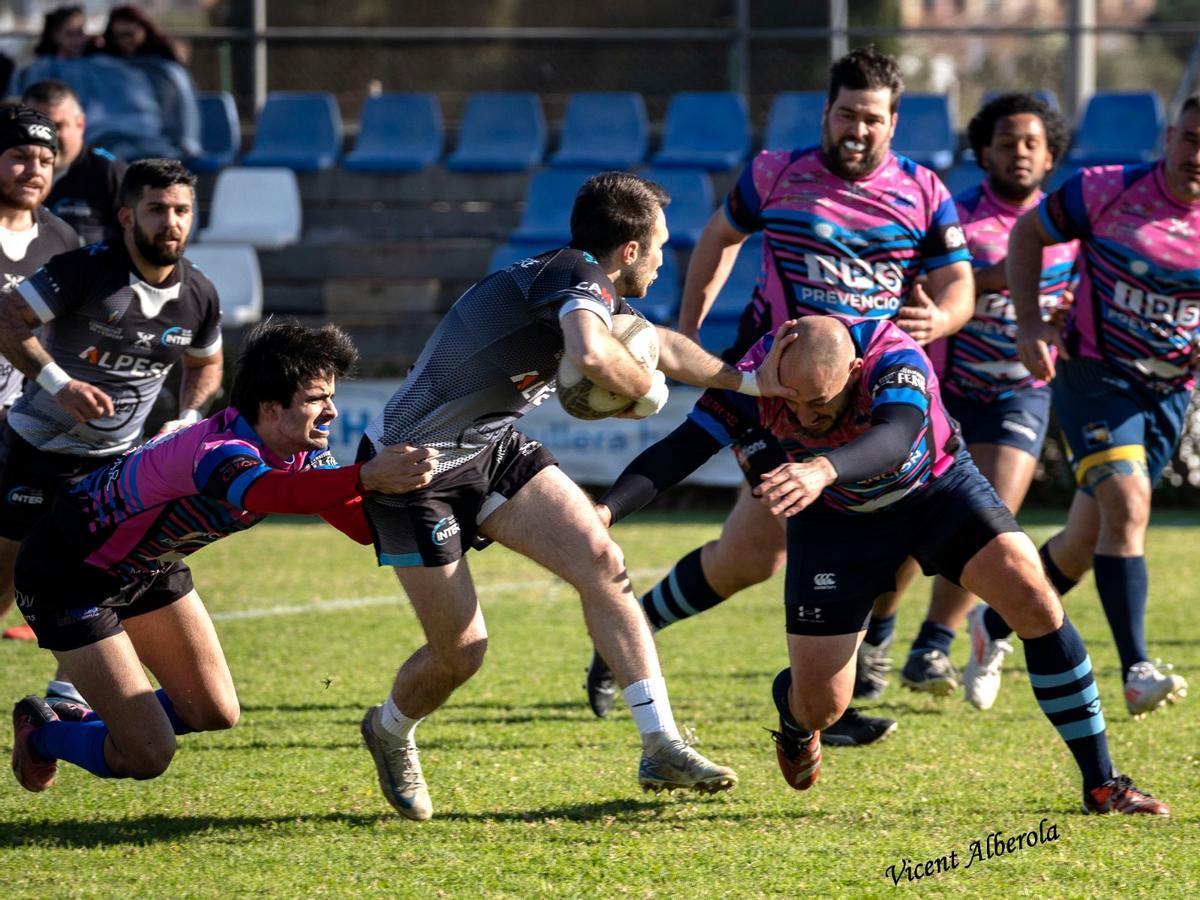 Una imagen del partido del CR Inter Alpesa "B"