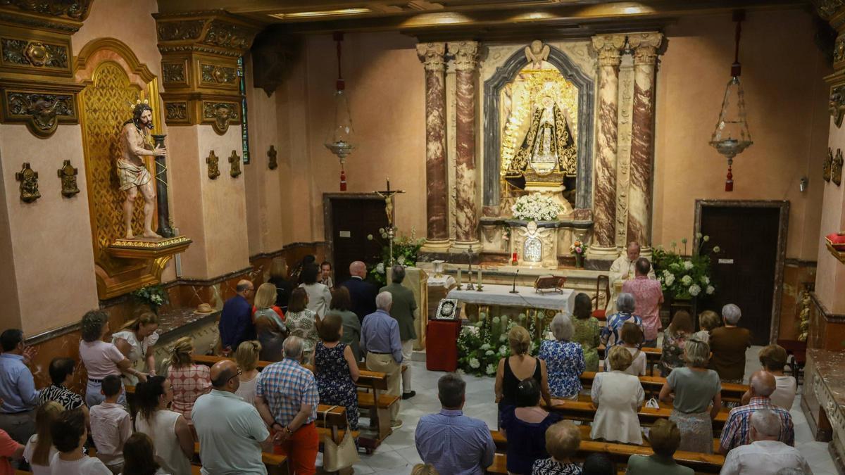 Liturgia por el aniversario de la coronación de la Virgen de la Soledad.
