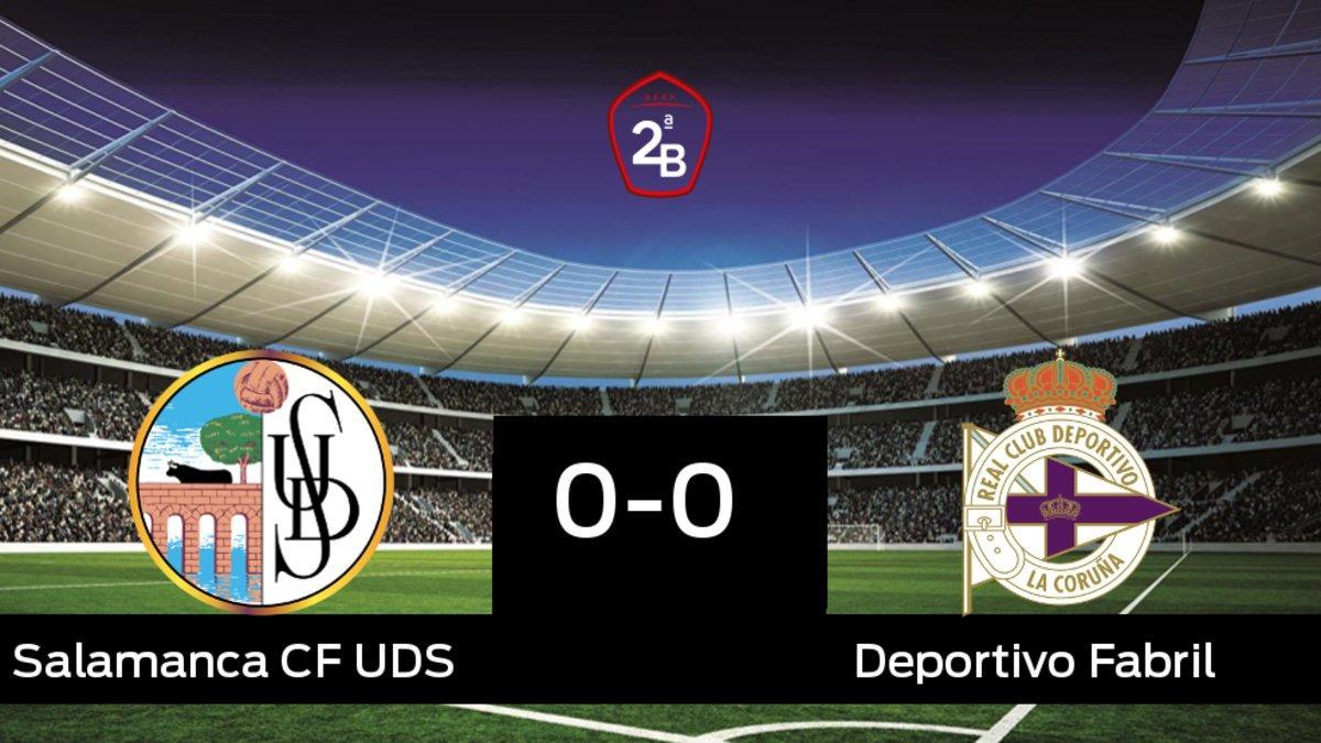 El Deportivo Fabril saca un punto al Salamanca UDS a domicilio 0-0