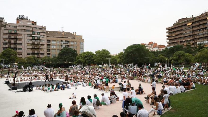 Máxima afluencia en uno de los actos del prorgama de las fiestas de San Lorenzo.  | AYUNTAMIENTO DE HUESCA