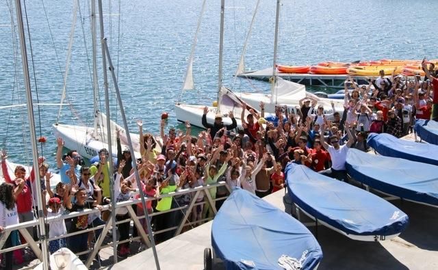 Jornada de puertas abiertas en la Escola  de Vela