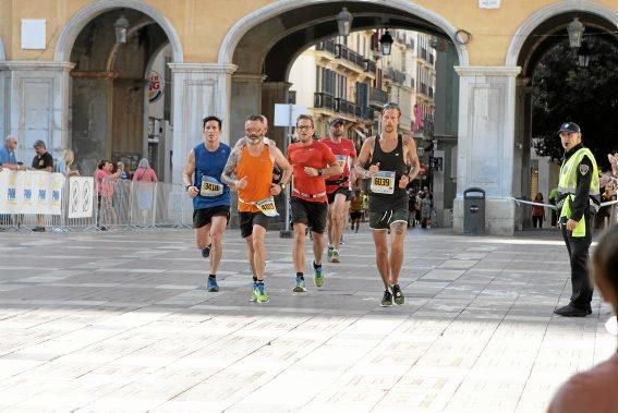 Auf der Strecke des Mallorca Marathons