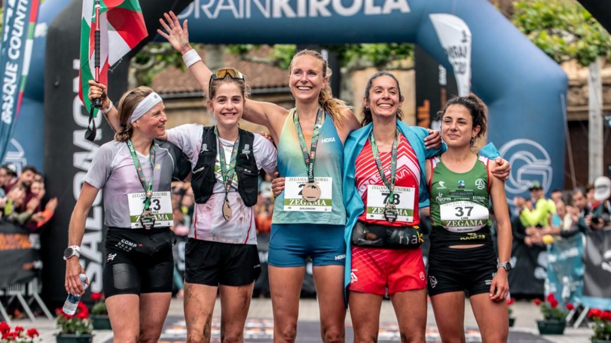 El top 5 femenino de la Zegama 2024