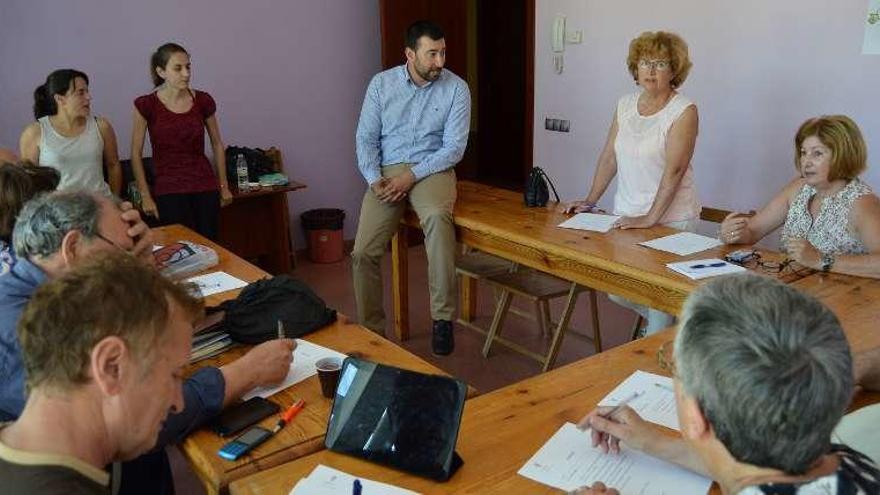 Camilo Augusto estuvo con los participantes del curso. // D. P.