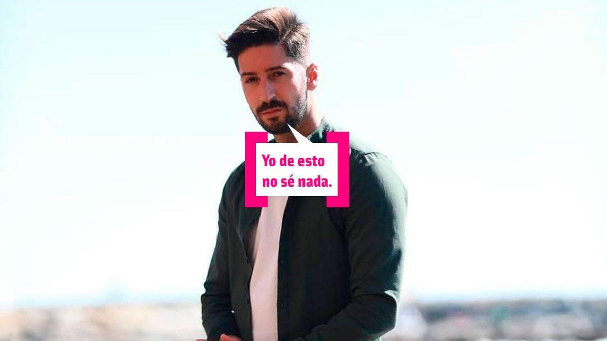 Lester, de 'La Isla de las tentaciones 2', posando para su cuenta de Instagram