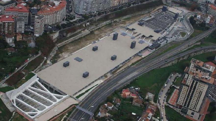 Vista aérea de la estación de Urzáiz. // Fdv