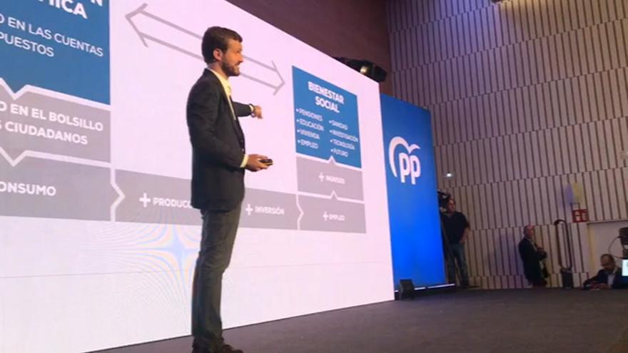 Pablo Casado, en la convención económica del PP en Córdoba