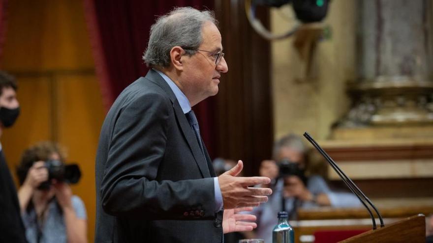 Torra en la seva intervenció al debat de política general, avui |