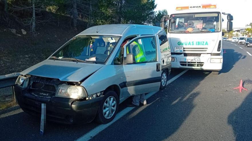 Accidente múltiple en la carretera de Sant Antoni