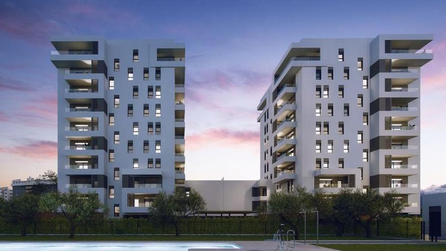 El nuevo barrio de Entrenúcleos continúa levantándose: arranca la construcción de tres torres con más de 100 viviendas