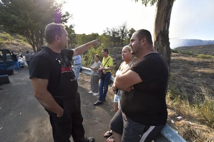 Incendio en la zona de cumbre de Gran Canaria