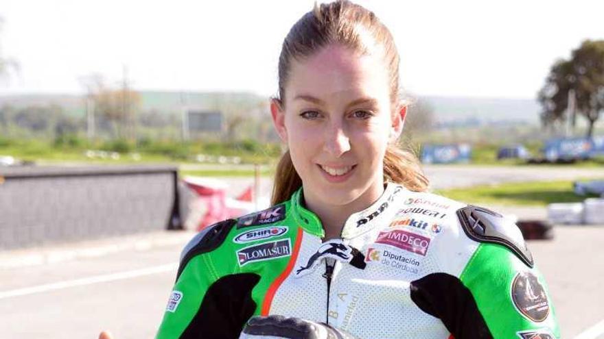 Andrea Sibaja encara la prueba de Jerez del Mundial de superbikes