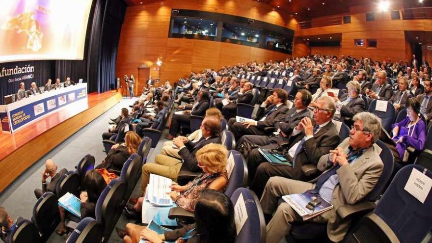 Imagen del Congreso Mundial sobre Cefalópodos, celebrado ayer en Vigo.