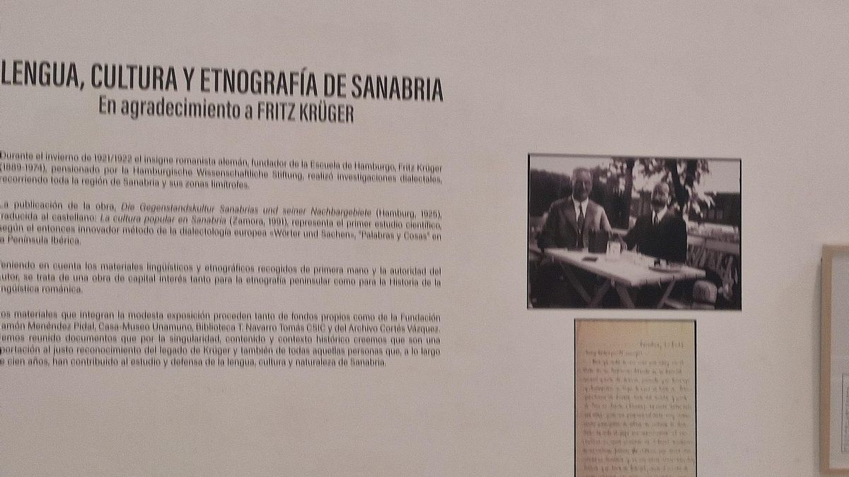 Exposición 'Lengua, cultura y Etnografía de Sanabria. En agradecimiento a Fritz Krüger’