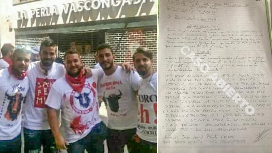El Prenda reconoce la violación grupal de Pamplona y pide perdón a la víctima