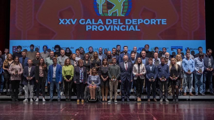 La Gala del Deporte Provincial reúne en la Vall a los mejores del 2022