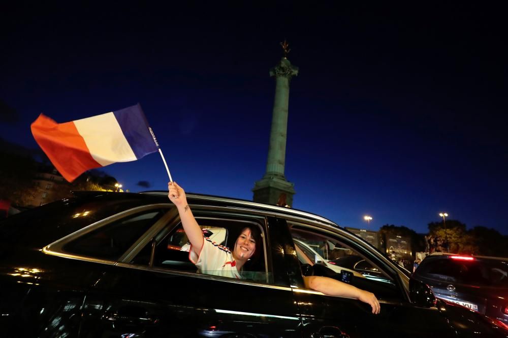 Celebraciones por el pase de Francia a la final