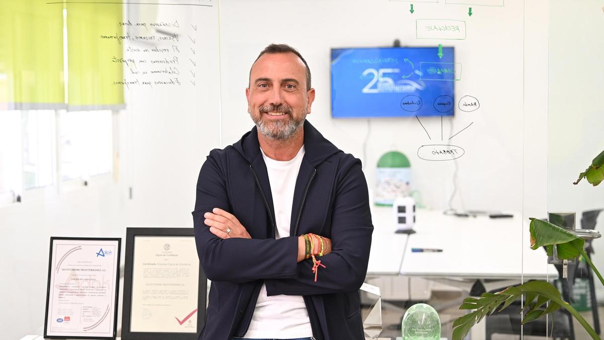 Arturo Collados, gerente de Grupo Silvoturismo, con sede en Elda.