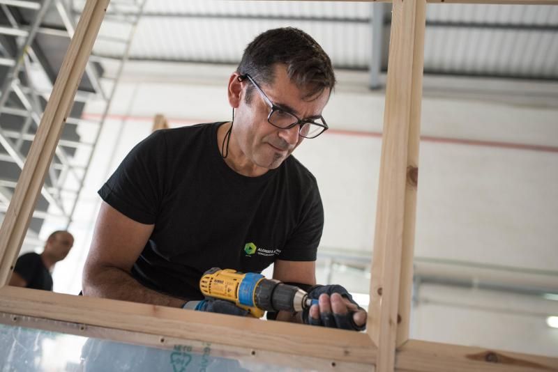 El taller de Ópera de Tenerife que están realizando el decorado de Lucrecia Borgia  | 11/02/2020 | Fotógrafo: Carsten W. Lauritsen