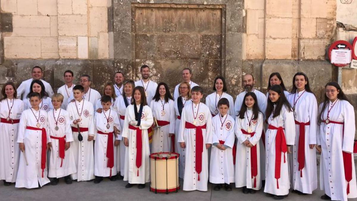 La Cofradía de Muel fue protagonista de la Semana Santa. 