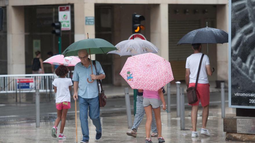 Aemet mantiene el máximo amarillo de preemergencia por lluvias y tormentas